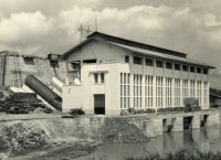 Edéa, l'usine hydroélectrique - années 1950.