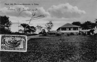 Haus des Bezirksamtmannes in Edea - Carte postale écrite le 12.07.21