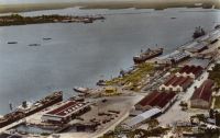 Douala, vue du port