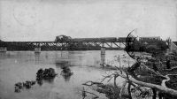 Moa River Bridge, Sierra Leone - Carte postée de Lagos, Nigeria, en 1919.