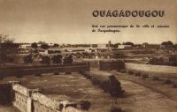 Ouagadougou, vue générale vers 1938.
