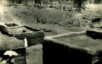 Bobo-Dioulasso, le quartier indigène - Vue sur les toits, vers 1950.