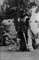 Partisan méhariste. – Les populations des régions sahariennes, Touaregs notamment, sont associées dès la conquête coloniale à la sécurité de leur territoire. Ainsi, face à la résistance rencontrée et à l’immensité des étendues à contrôler, l’armée française arme certains clans, achetant par la solde la fidélité de rebelles potentiels, qu’on désigne comme « partisans ». Le but alors est de prévenir les incursions de rezzous dans les régions productives de la boucle du Niger. Un siècle plus tard, la pratique perdure d’une certaine manière avec les Etats indépendants, dont l’autorité peine à s’étendre si loin des capitales. Les malentendus et le vocabulaire qui prévalaient à Paris au XIXème siècle, quand on expliquait à la Chambre que la conquête se heurtait aux agissements de « bandits armés », perdurent eux aussi. Les gouvernements concernés continuent ainsi d’employer ces mêmes mots, qui renient toute dimension politique aux différentes actions des populations locales. Seuls les enjeux territoriaux ont changé. Les régions productives, qu’il convient de protéger, se sont déplacées des marges agricoles du Sahara, vers les zones d’extraction de l’intérieur du désert.