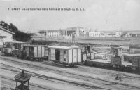 Dakar, les casernes de la Marine et le Dépôt du D.S.L.