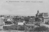 Dakar; vue prise de l'hôpital