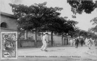 Dakar, boulevard National - postée le 10.5.1911