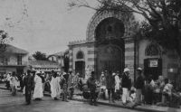 Dakar, un coin du marché Kermel, postée en 1942