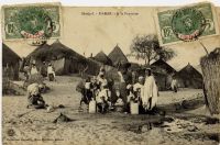 Dakar, à la fontaine - postée en 1909