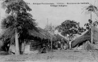 Environs de Dakar, village indigène
