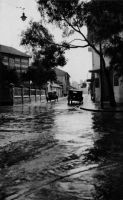 Dakar, la rue Victor Hugo sous la pluie