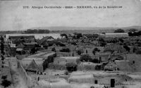 Bamako, vu de la Résidence - La Résidence (celle du gouverneur de la colonie) se situait à Koulouba, une colline qui surplombe la ville.