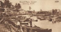 Grand Popo, le port – La ville de Grand Popo est un centre important du cercle d’Athiémé. C’est un port secondaire et le débouché de très importante palmeraires . Il dispose d’un bac à moteur.